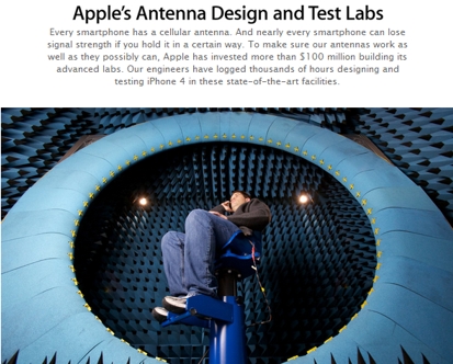 Apple.com: le “prove antenna” sui vari cellulari non ci sono più