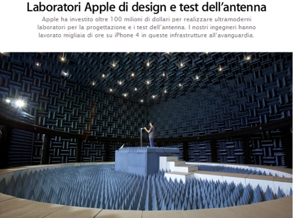 Apple rimuove le prove sull’antenna anche dalla pagina italiana